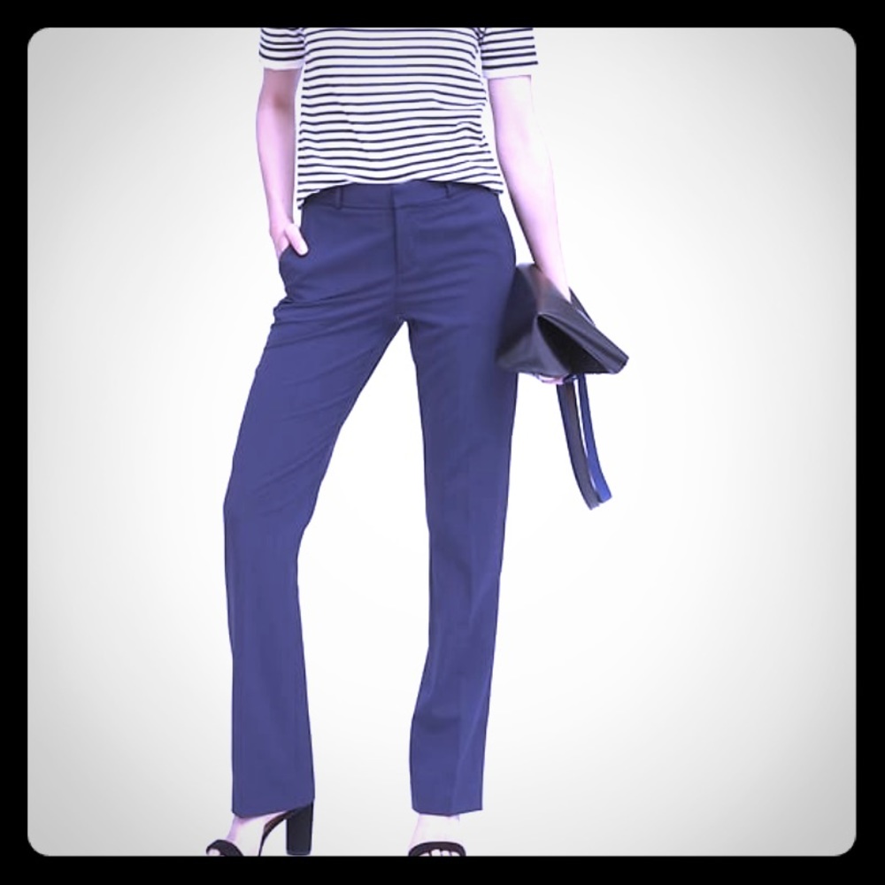 Banana republic size 6 long Logan trouser